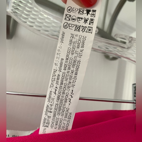 Zara hot pink full length pants NWT - Picture 3 of 4